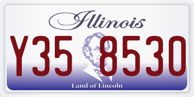 IL license plate Y358530