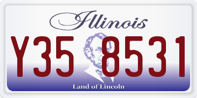 IL license plate Y358531