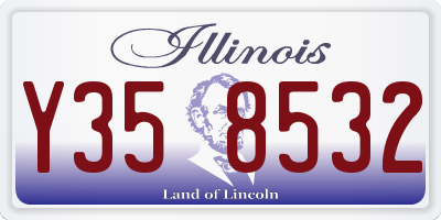IL license plate Y358532