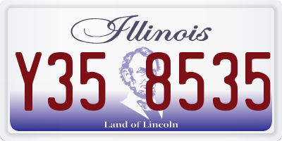 IL license plate Y358535