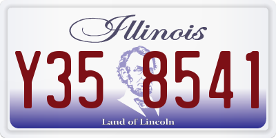 IL license plate Y358541