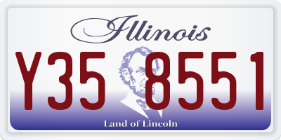 IL license plate Y358551