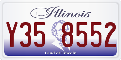 IL license plate Y358552