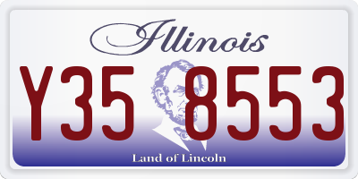 IL license plate Y358553