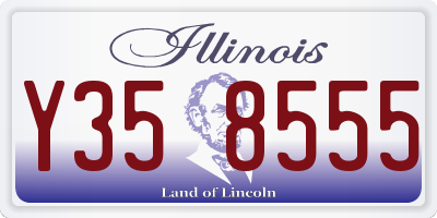 IL license plate Y358555
