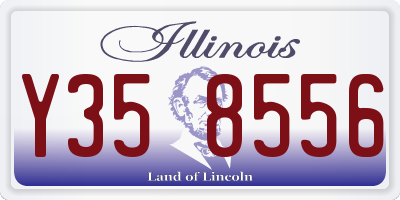IL license plate Y358556