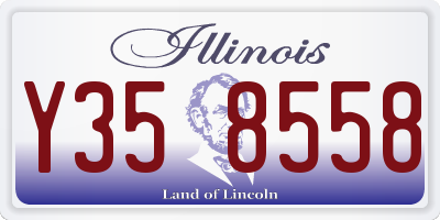 IL license plate Y358558