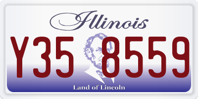 IL license plate Y358559