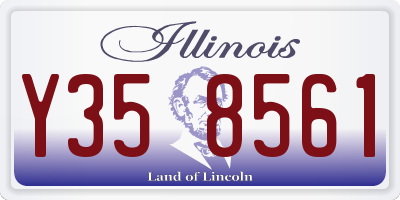 IL license plate Y358561