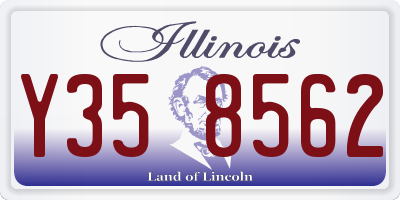 IL license plate Y358562