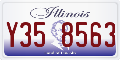 IL license plate Y358563