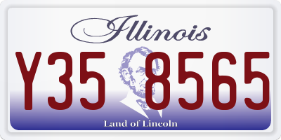 IL license plate Y358565