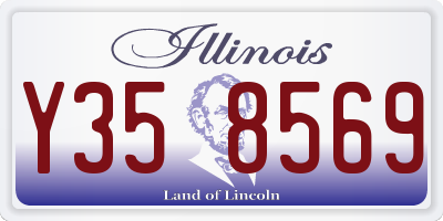 IL license plate Y358569