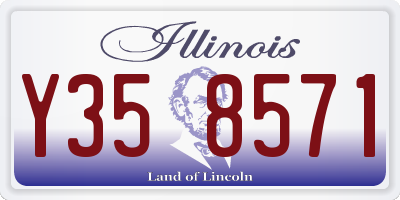 IL license plate Y358571