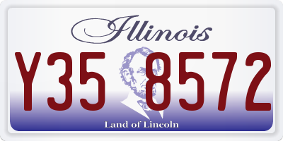 IL license plate Y358572