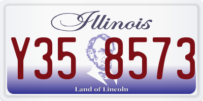 IL license plate Y358573