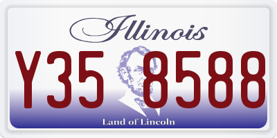 IL license plate Y358588