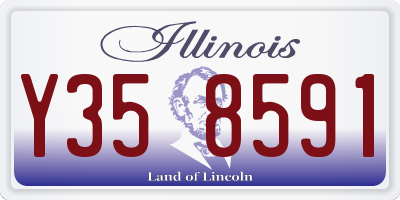 IL license plate Y358591