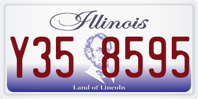 IL license plate Y358595