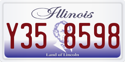 IL license plate Y358598