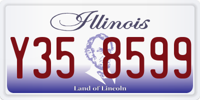 IL license plate Y358599