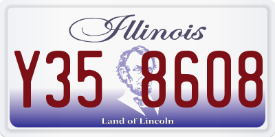 IL license plate Y358608