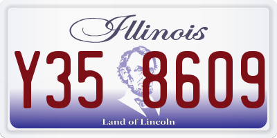 IL license plate Y358609