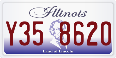 IL license plate Y358620