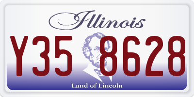 IL license plate Y358628