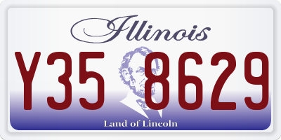 IL license plate Y358629