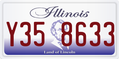 IL license plate Y358633