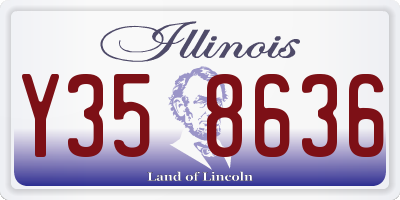 IL license plate Y358636