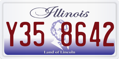 IL license plate Y358642