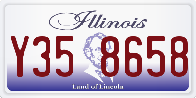 IL license plate Y358658