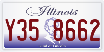 IL license plate Y358662