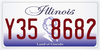 IL license plate Y358682