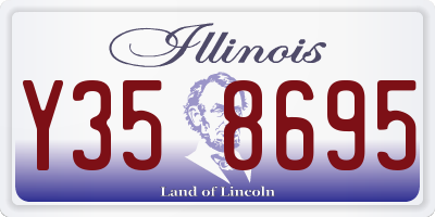 IL license plate Y358695