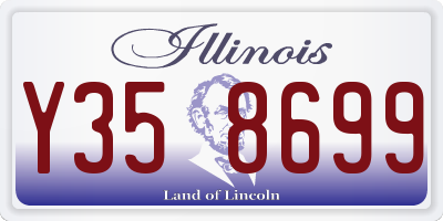 IL license plate Y358699