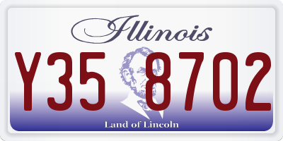 IL license plate Y358702