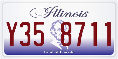 IL license plate Y358711