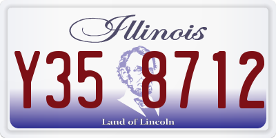 IL license plate Y358712