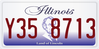 IL license plate Y358713