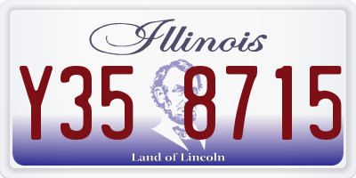 IL license plate Y358715