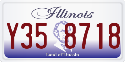 IL license plate Y358718