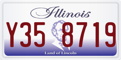 IL license plate Y358719