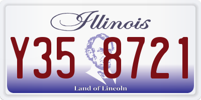 IL license plate Y358721