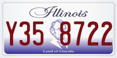 IL license plate Y358722