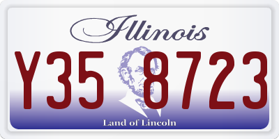 IL license plate Y358723