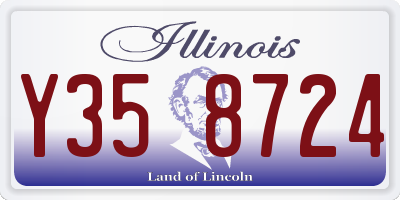 IL license plate Y358724