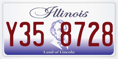 IL license plate Y358728